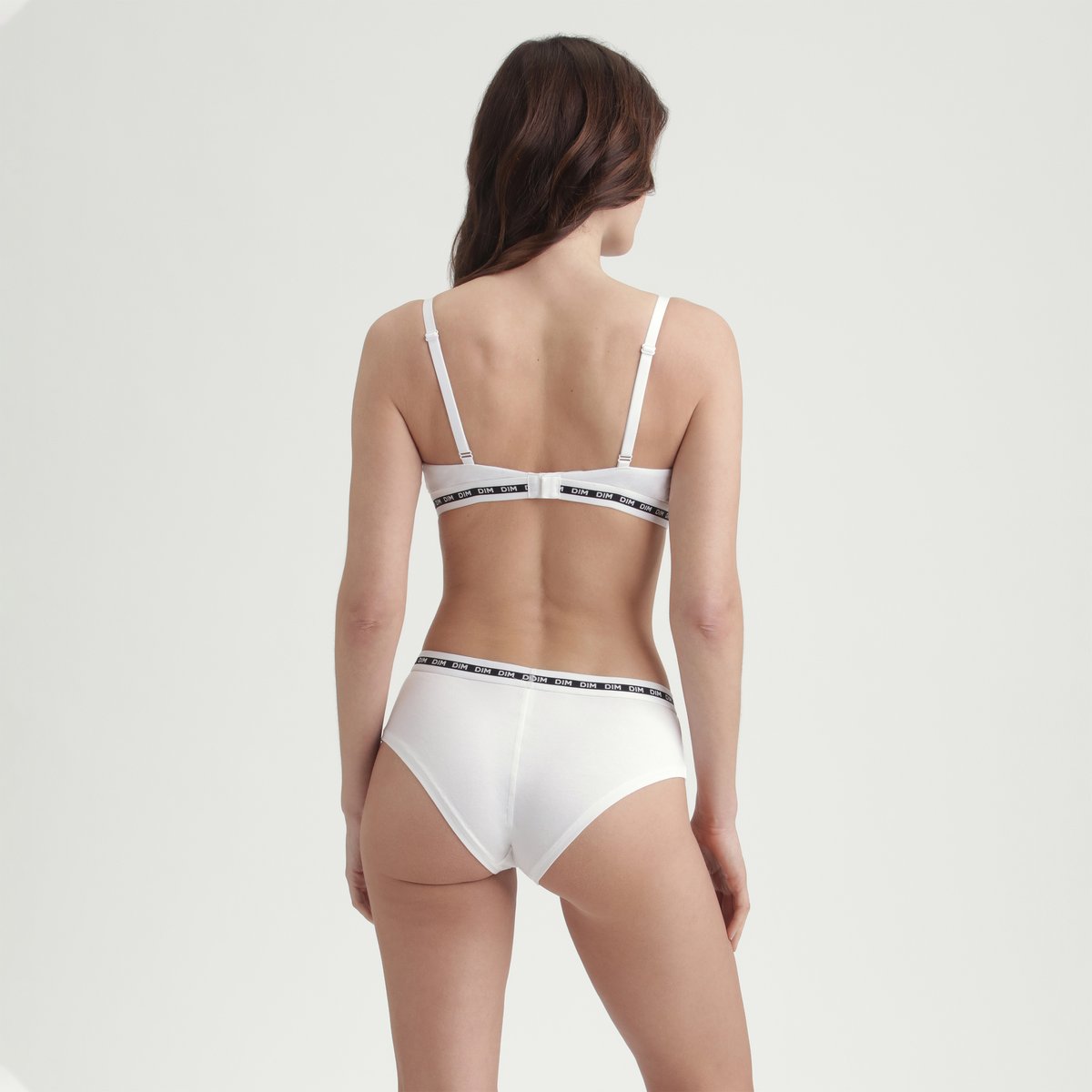 Soutien-gorge triangle sans armatures Icons Essentiel blanc, DIM