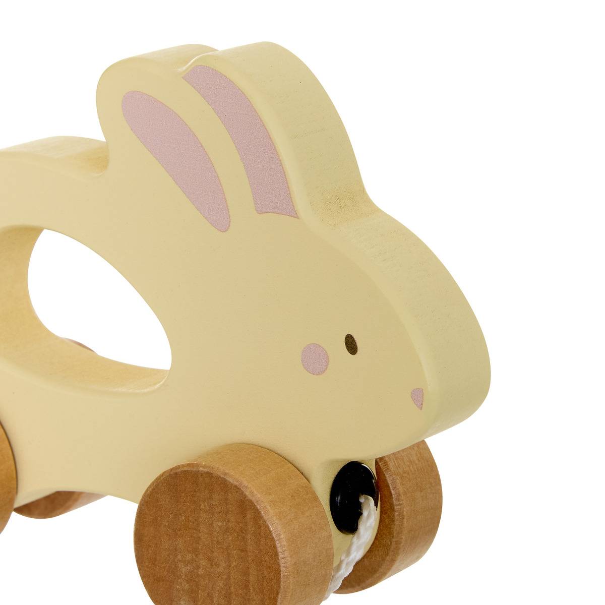 Jouet à tirer en bois Lino 5x13cm marron, ATMOSPHERA FOR KIDS