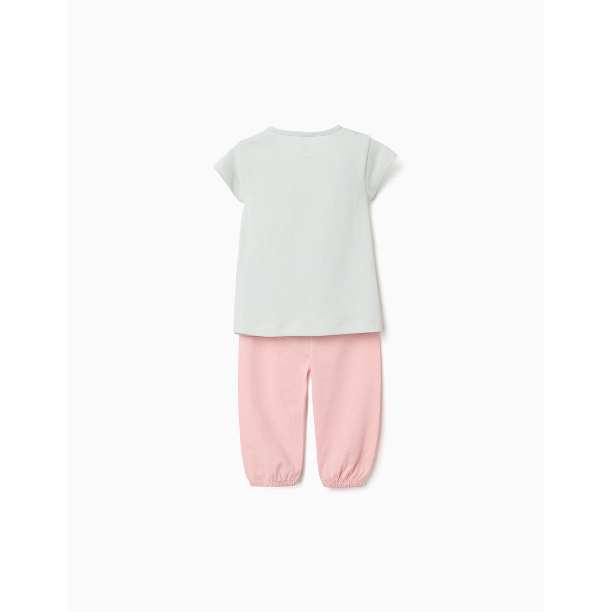 Pyjama en coton avec imprimé fleur vert, ZIPPY