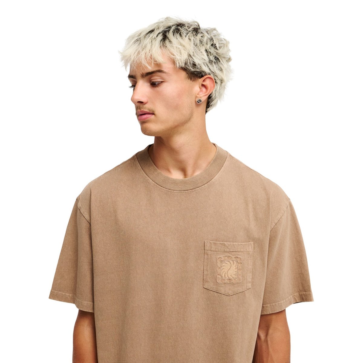 T-Shirt manches courtes GUANA WASHED marron pine bark, QUIKSILVER