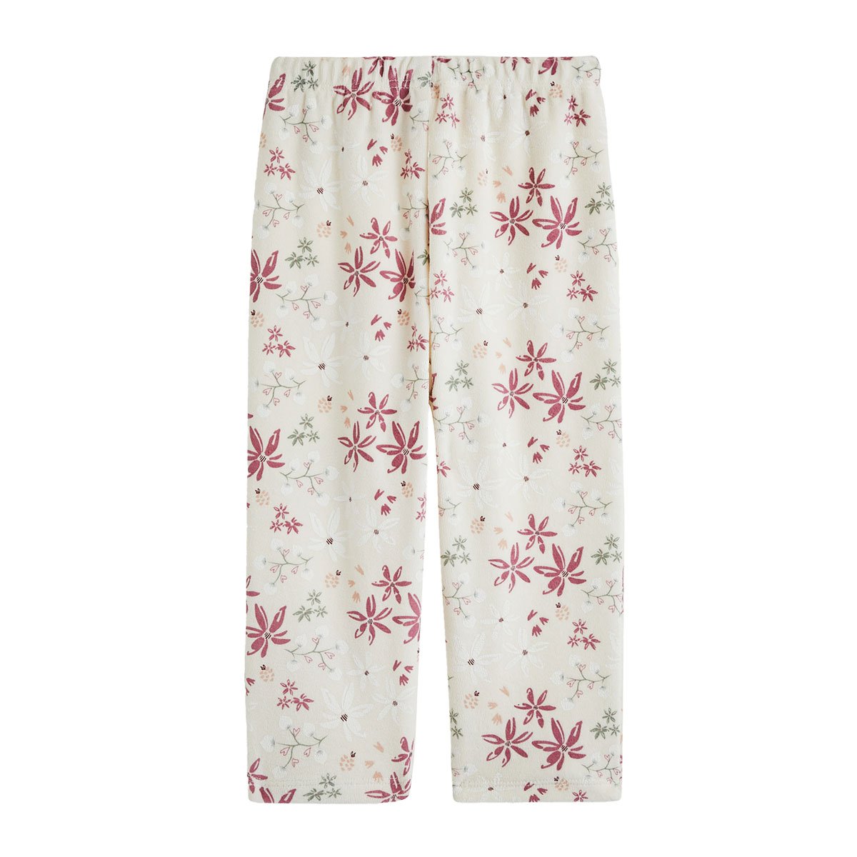 Pyjama enfant 2 pièces en velours Misti kaki, PETIT BEGUIN
