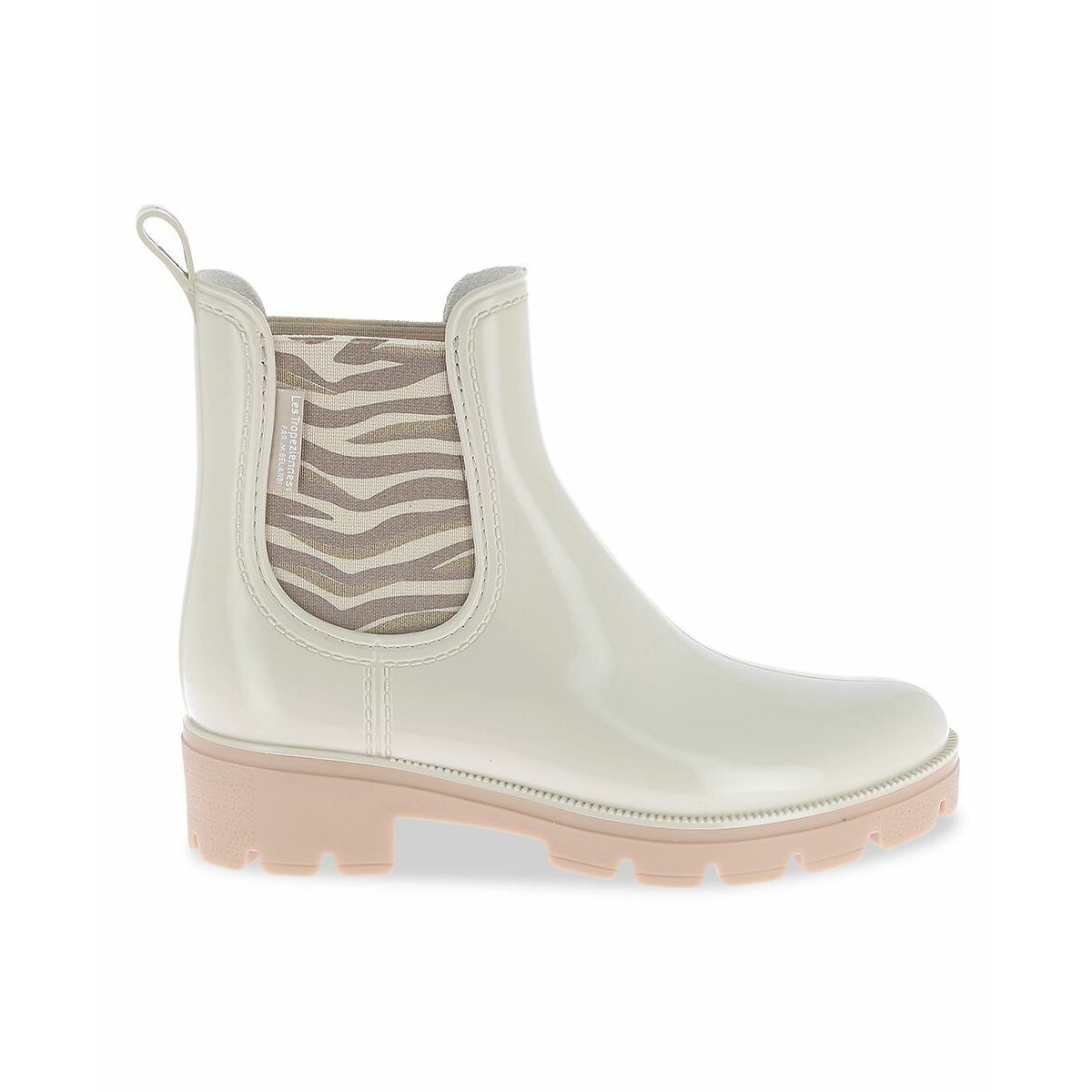 Bottines de pluie Noura crème, LES TROPEZIENNES PAR M.BELARBI