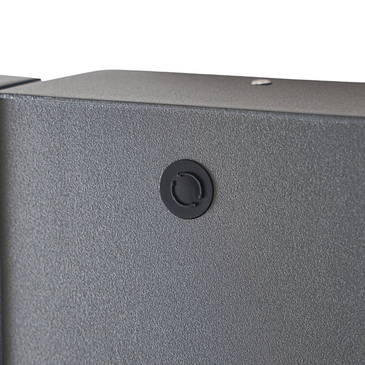 Applique extérieure en aluminium moderneLED gris foncé, opale, LINDBY