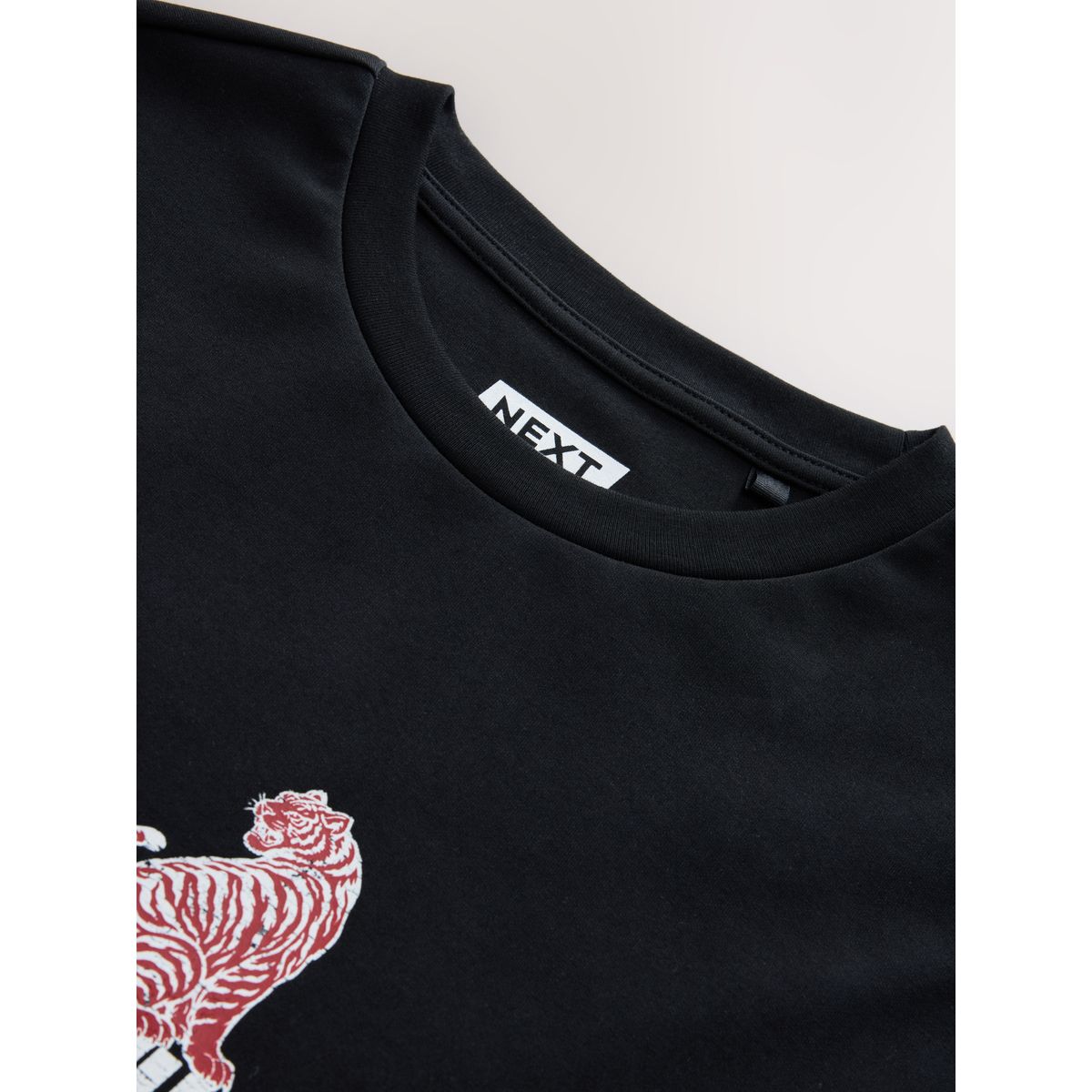 T-shirt doux motionflex à motif japon noir, NEXT