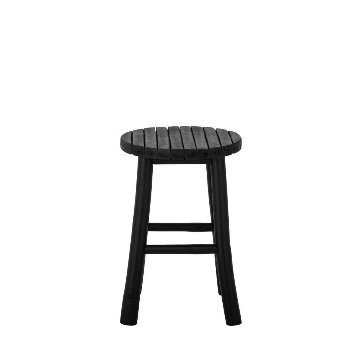 Tabouret en bambou H44cm - Bilbo noir, BLOOMINGVILLE