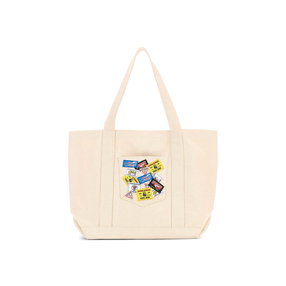 Sac En Papier Imprimé Hysteric Glamour beige multi, GUESS