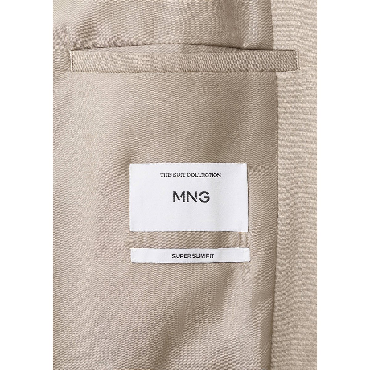 Veste costume París super slim-fit beige, MANGO MAN