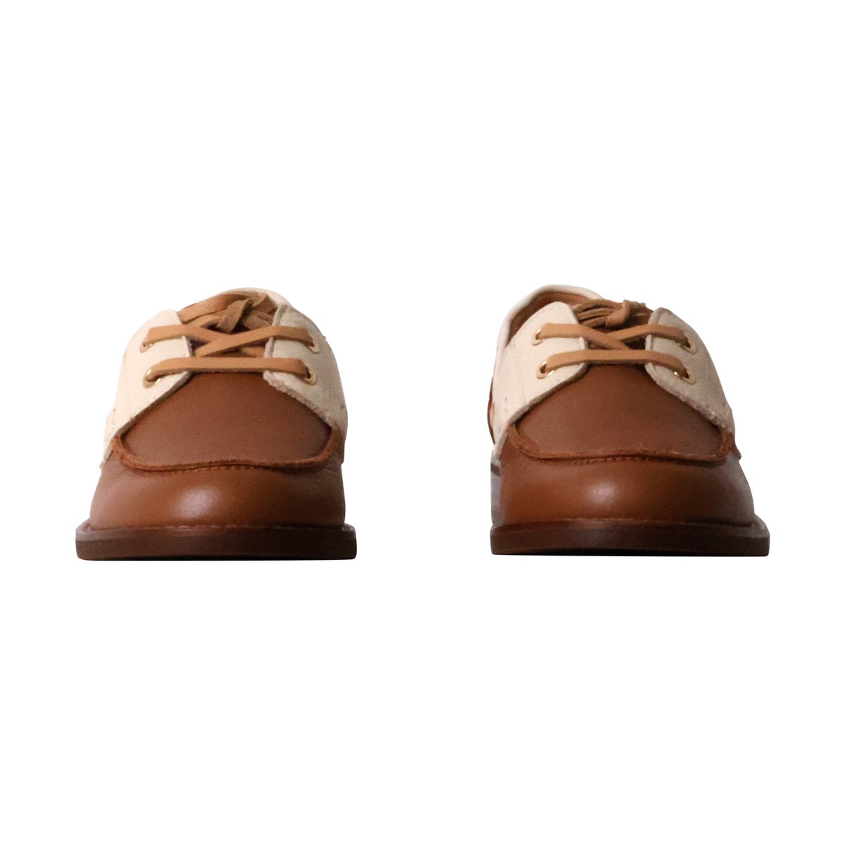 Mocassin Cuir Flore cognac, EMILIE KARSTON
