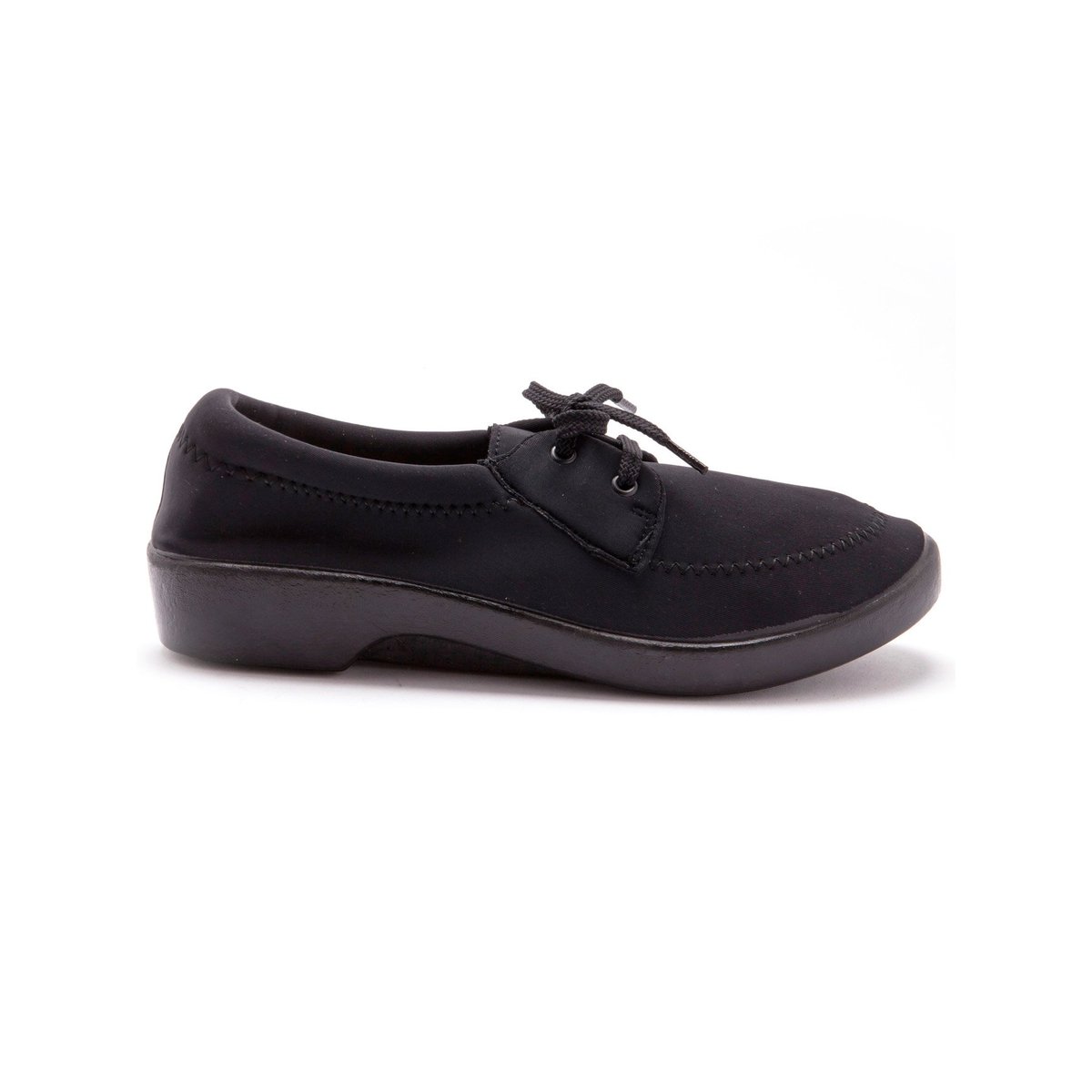 Derbies À Lacets En Maille Extensible noir, PEDICONFORT