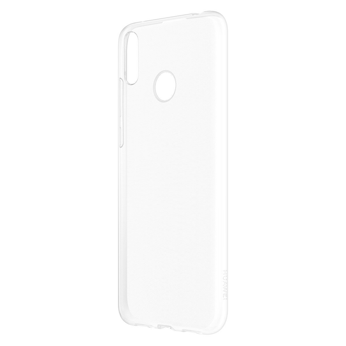 Coque Y7 2019 transparent couleur unique, HUAWEI