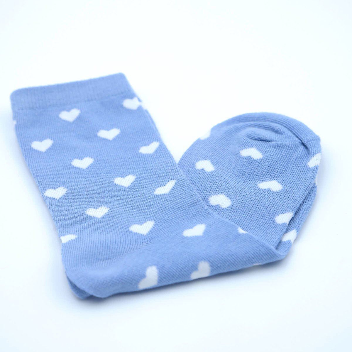 Chaussettes cœurs Guilio bleu ciel, MISE AU GREEN