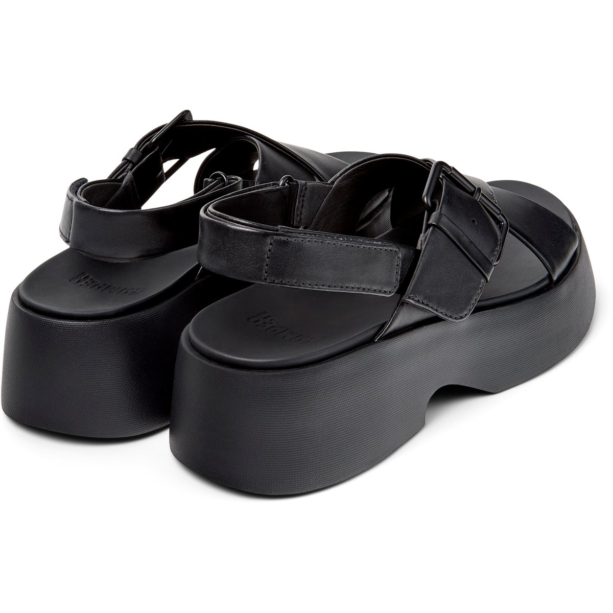 Sandales Tasha Cuir noir, CAMPER