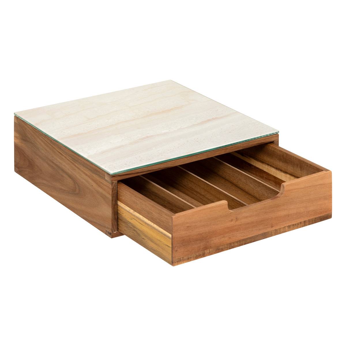 Porte-capsules en acacia ACACIA marron, 5FIVE SIMPLY SMART