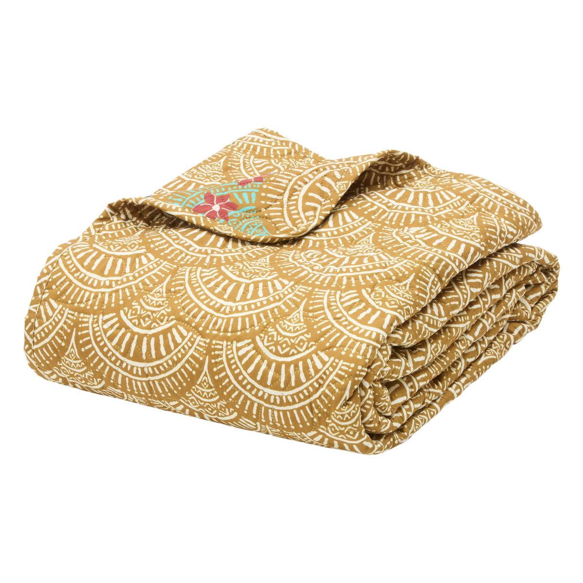 Dessus de lit double COLE ocre, ATMOSPHERA