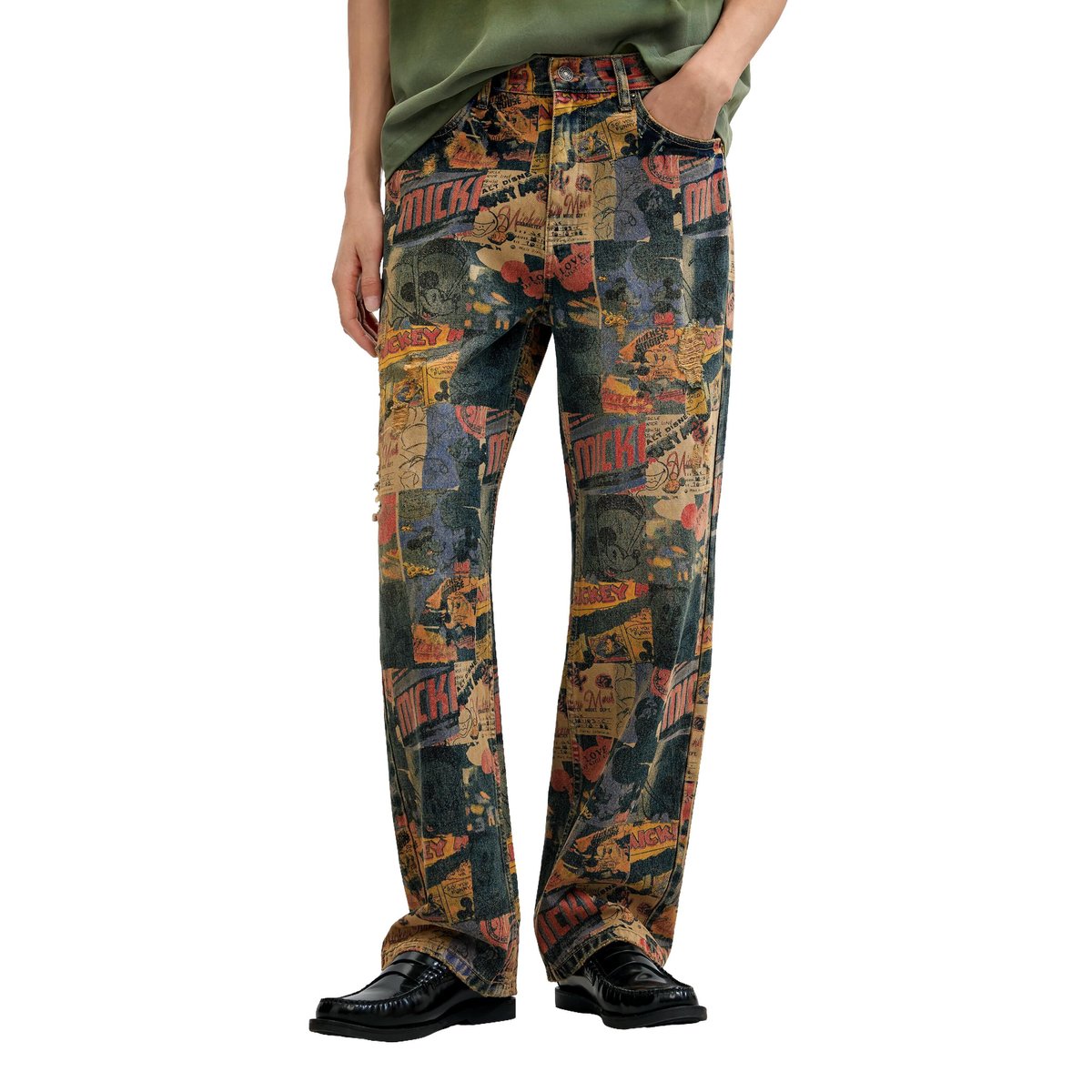 Jean imprimé Mickey™ noir, DESIGUAL