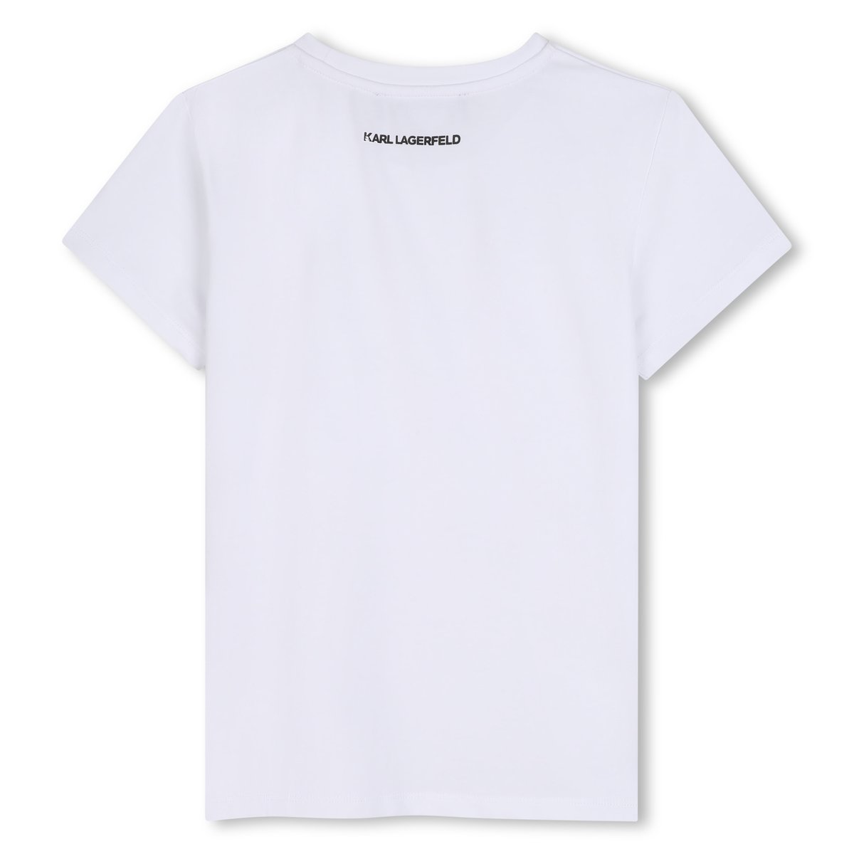 Tee-shirt manches courtes blanc, KARL LAGERFELD KIDS