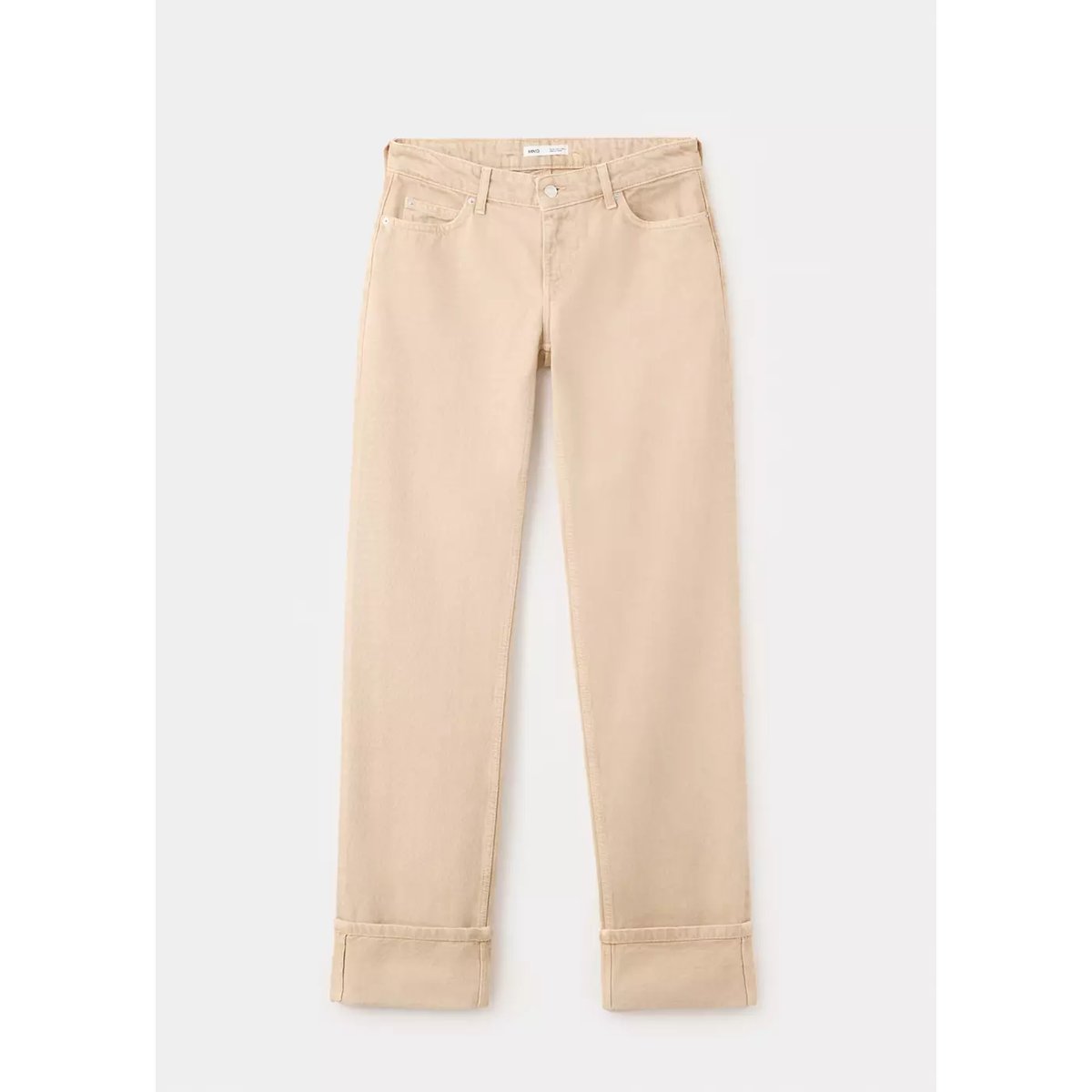 Jean droit taille basse sable, MANGO