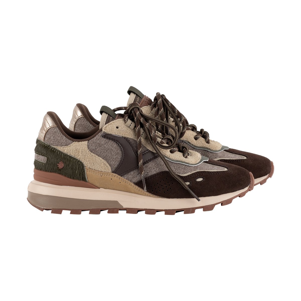 Basket Basse Cuir marron, VICTORIA