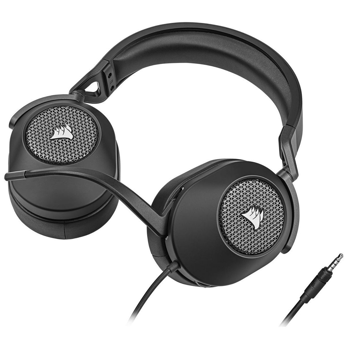 Casque gamer HS65 Surround Headset Carbon noir, CORSAIR
