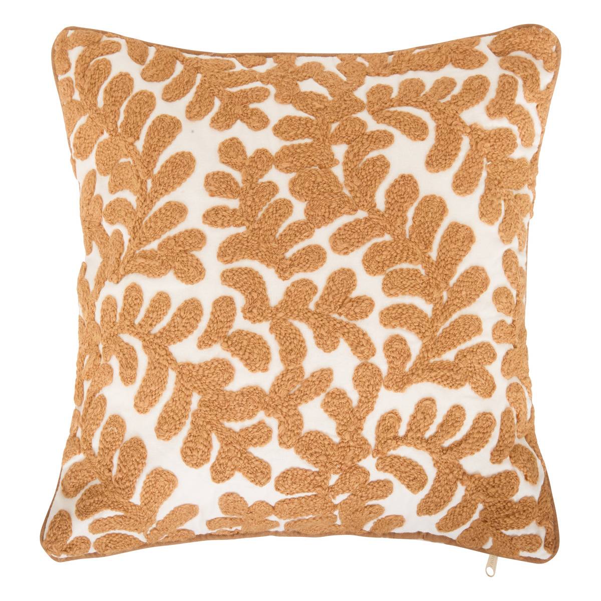 Housse de coussin en coton SIENNA jaune, ATMOSPHERA