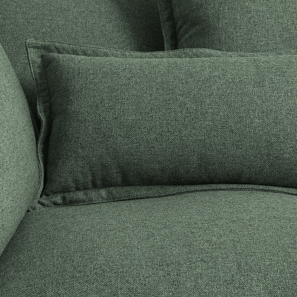 Méridienne, déhoussable, en polyester, ODNA vert forêt, LA REDOUTE INTERIEURS