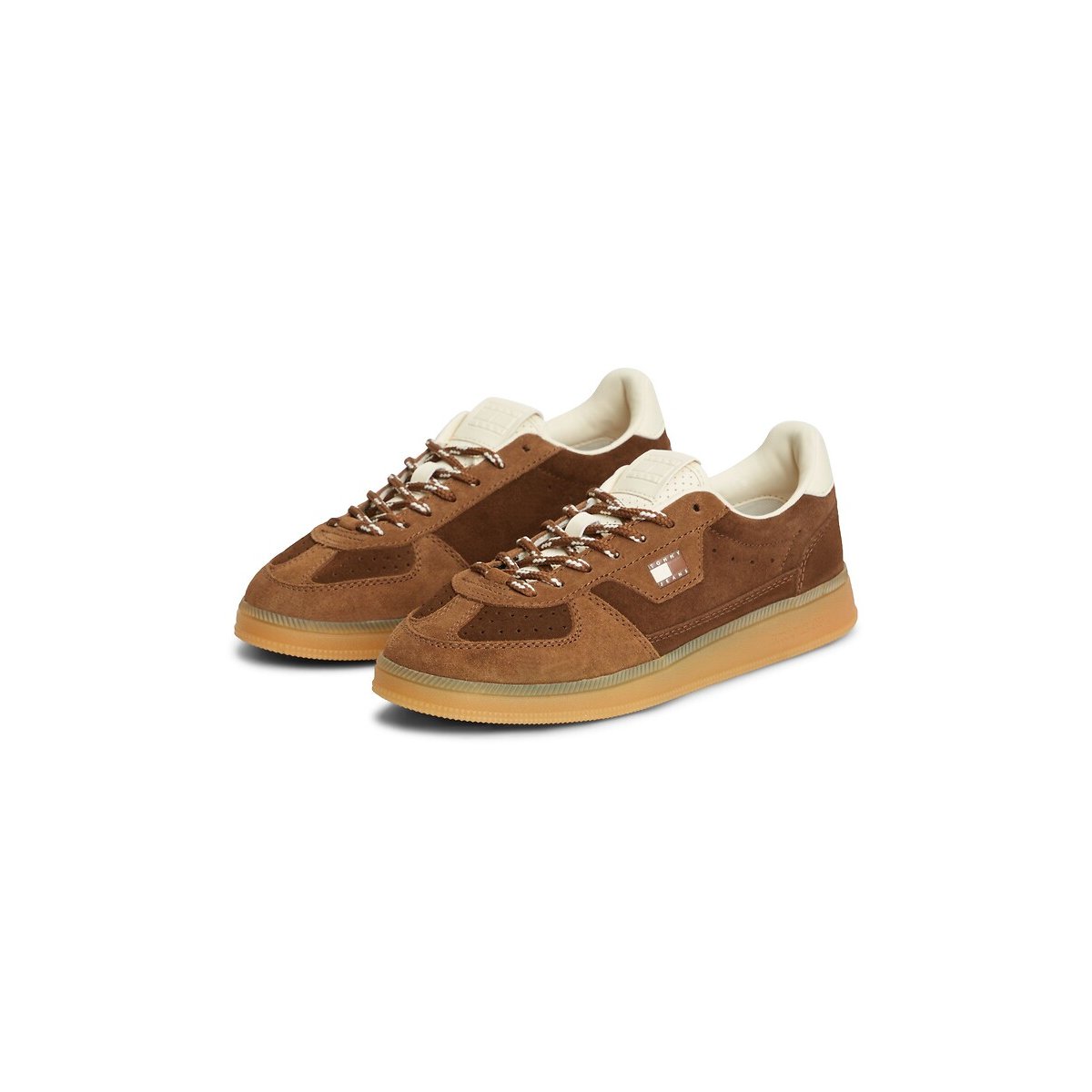 Baskets en cuir suède THE GREENWICH marron, TOMMY JEANS