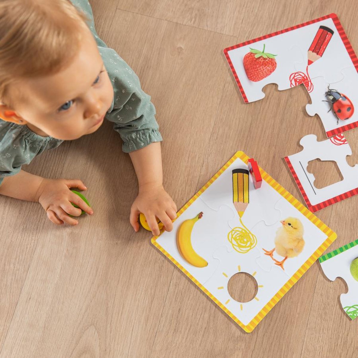 Puzzle Couleurs blanc, GOULA