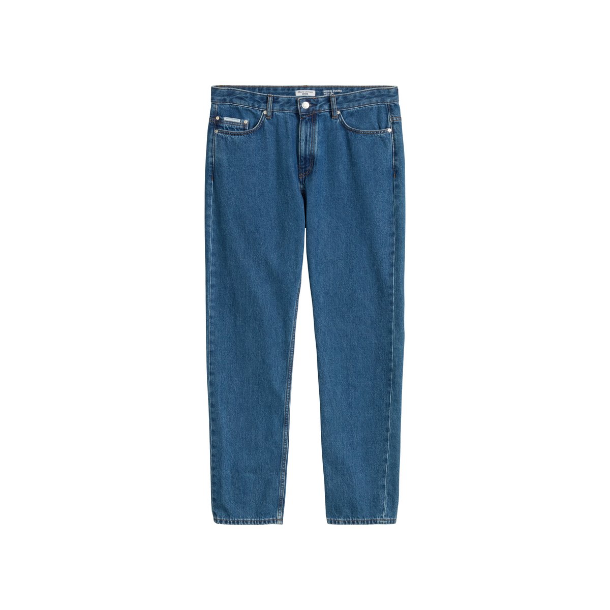 Jeans modèle Sverre droit en pur coton bio bleu, MARC O’POLO DENIM
