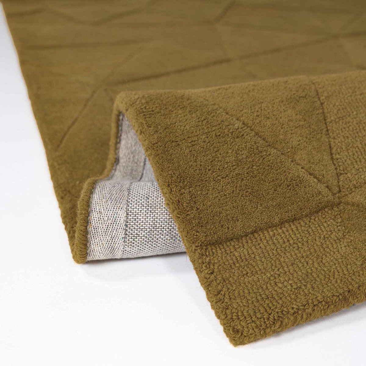 Tapis en laine rond SHARD or, FLAIR RUGS