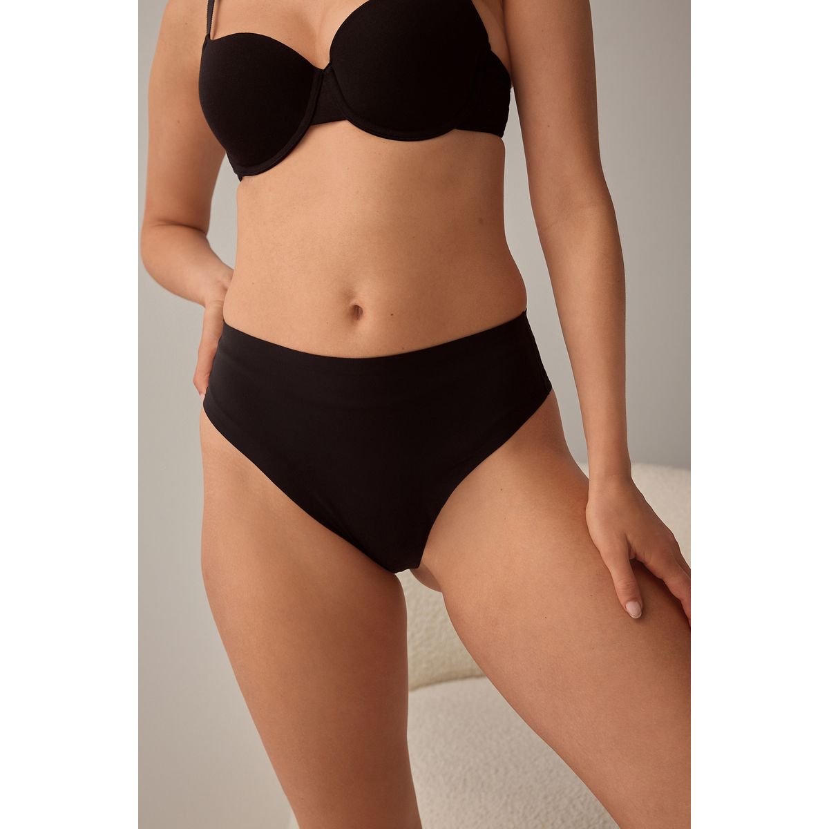 Culotte invisible effet ventre plat noir, NEXT