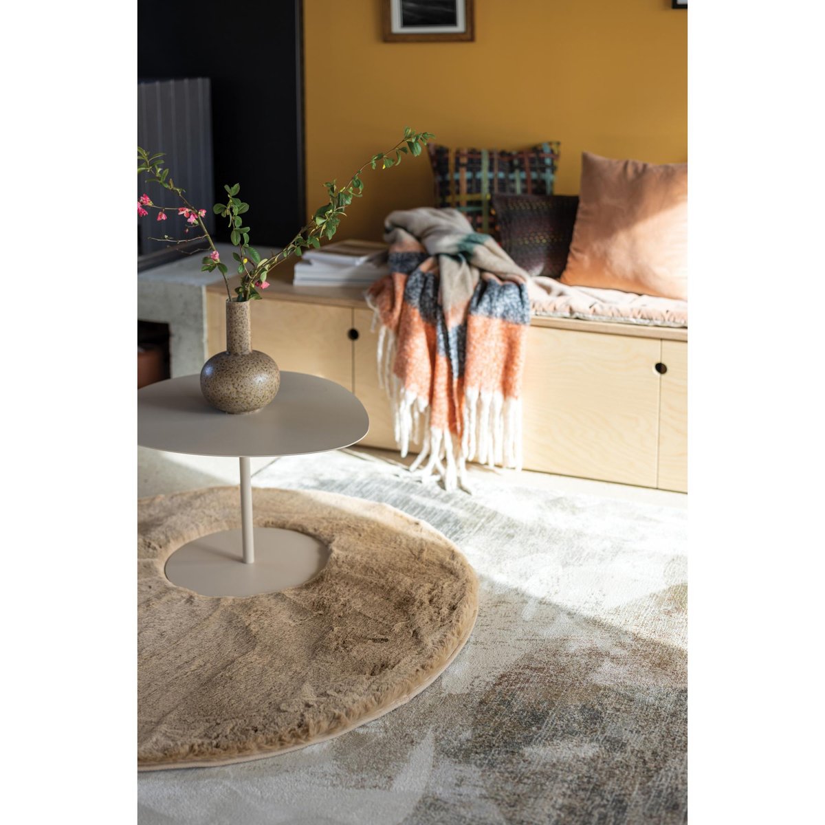 Tapis Aloyse bronze, VIVARAISE