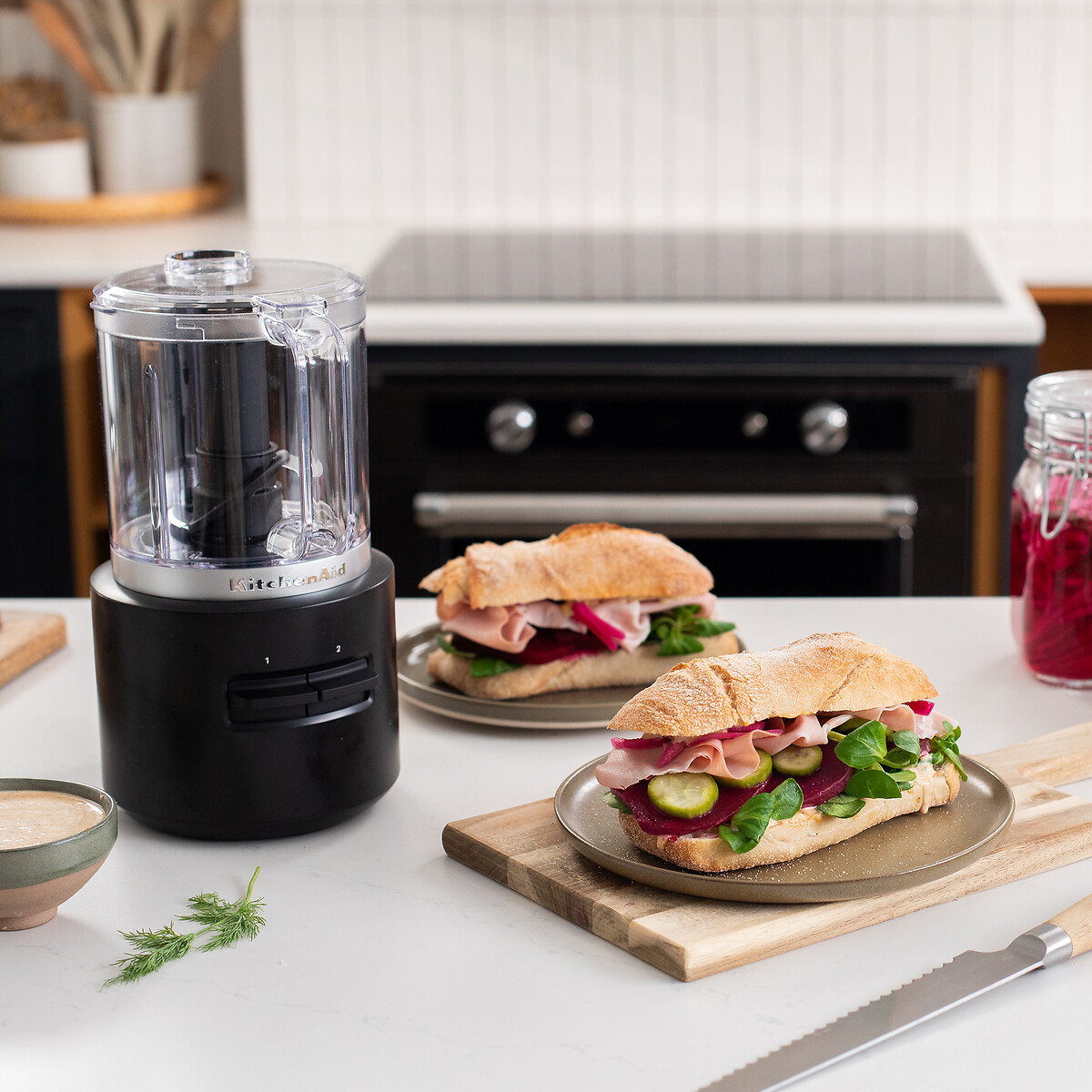 Go Cordless Food Chopper & Battery - 5KFCR531 black, KITCHENAID