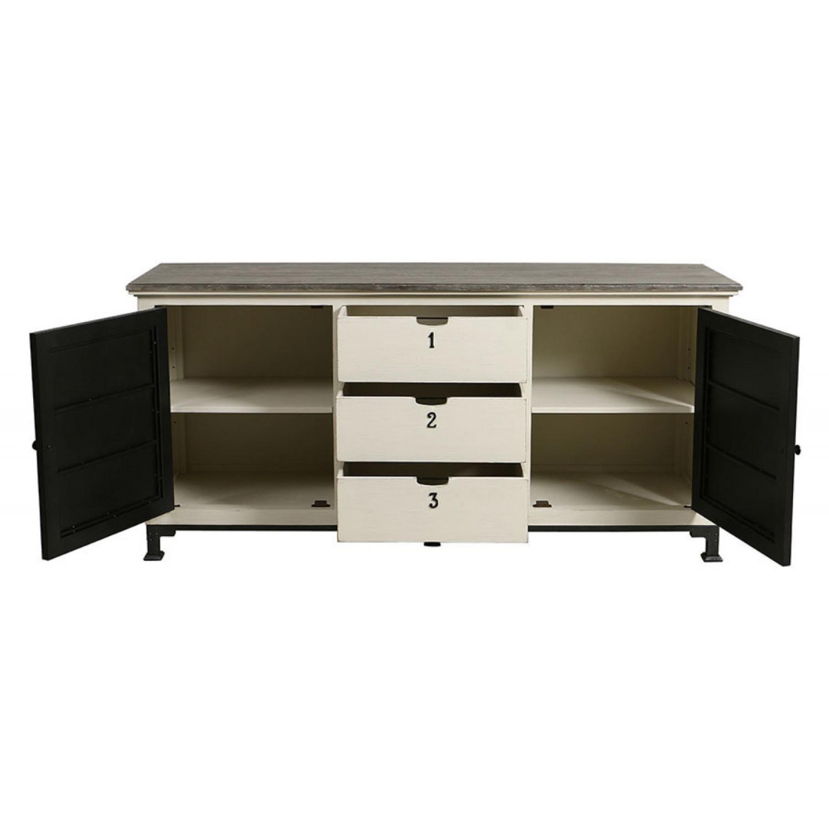 Buffet bas - OUESSANT blanc, INTERIOR'S