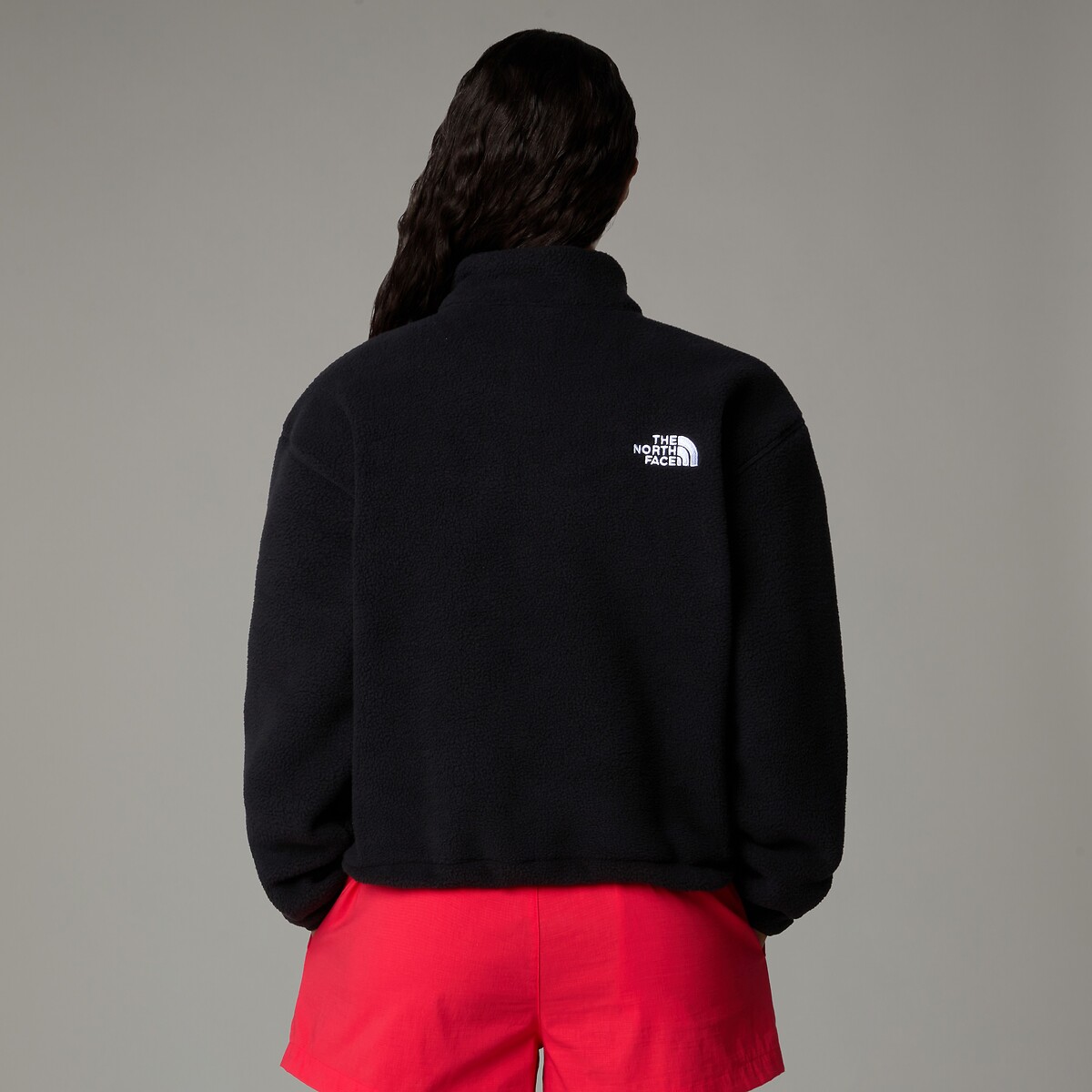 Chaqueta polar con media cremallera Fleeski negro, THE NORTH FACE