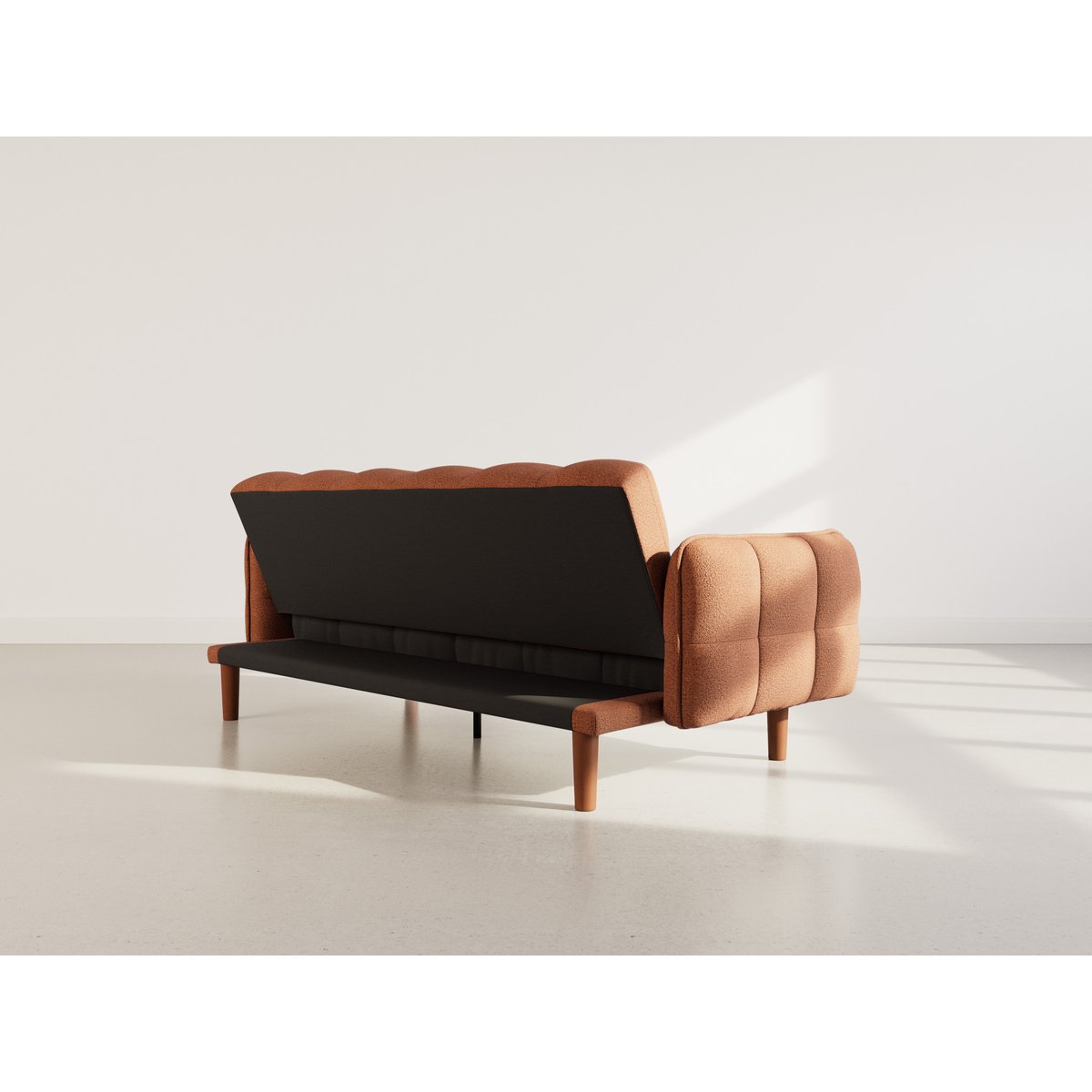 Canapé Clic-clac en 2 places - ADAM terracotta, BEST MOBILIER