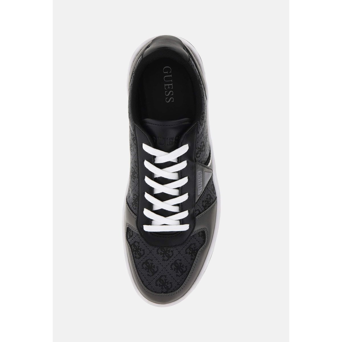 Sneakers Logo Vincent noir, GUESS