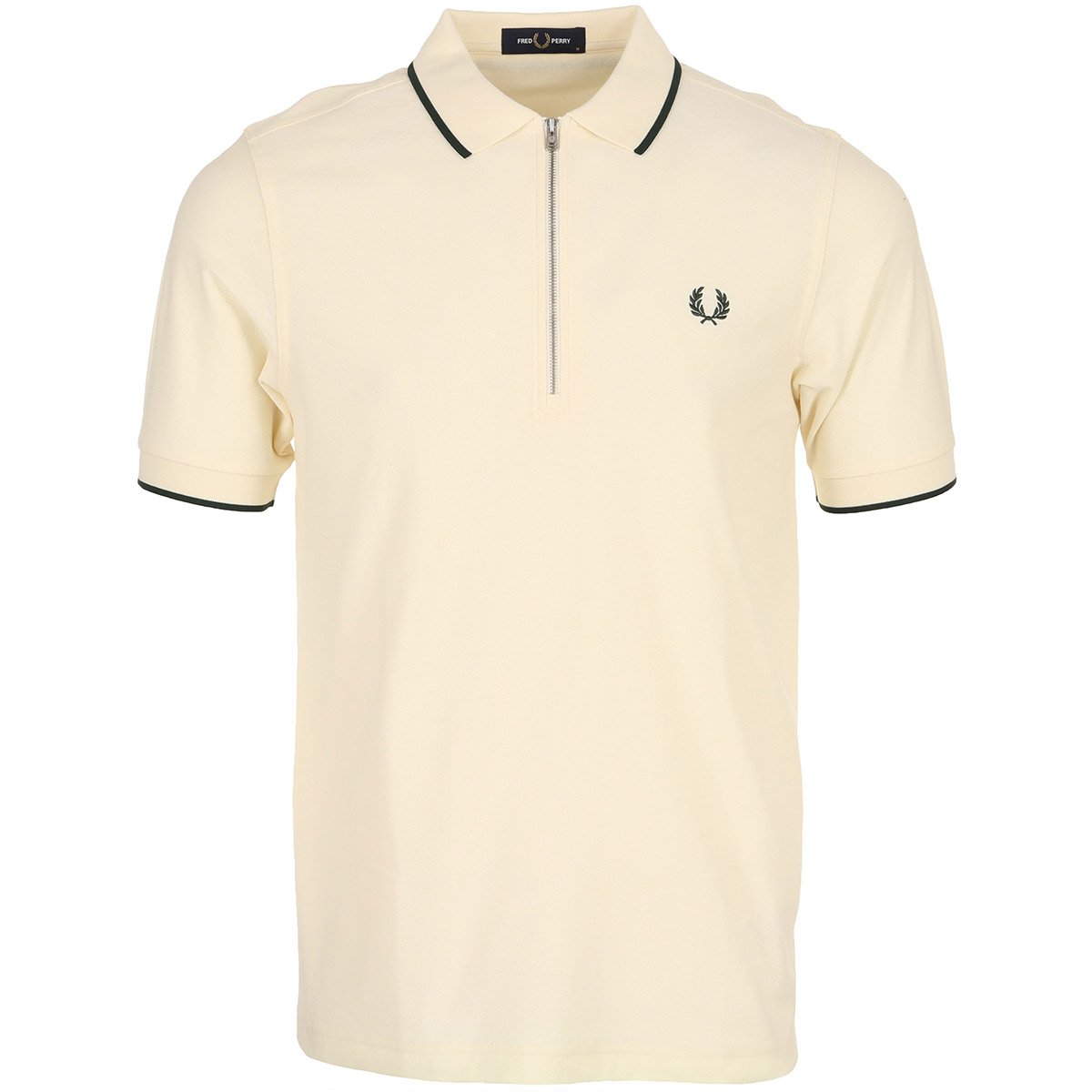 CREPE PIQUE POLO SHIRT ecru, FRED PERRY