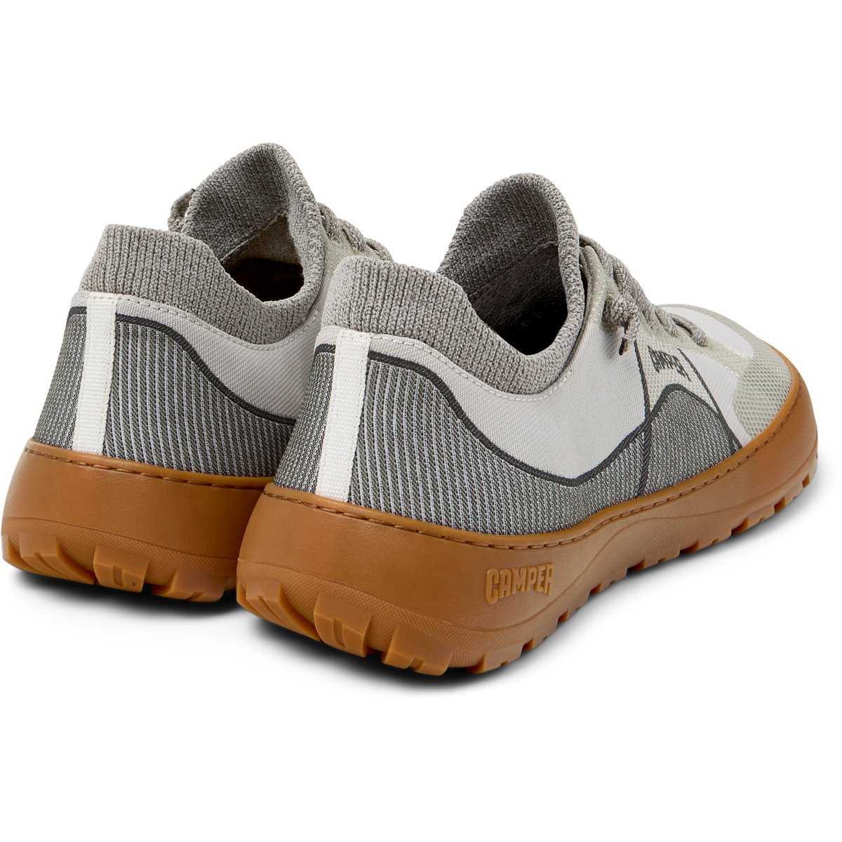 Baskets Peu Serra Technical Textile beige blanc, CAMPER