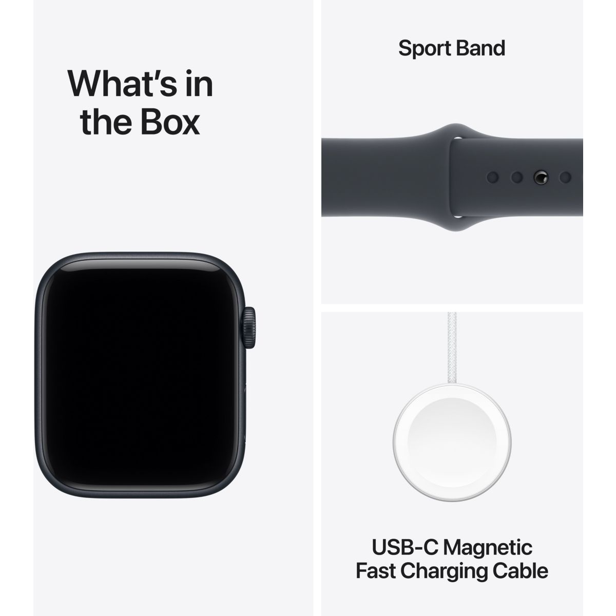 Montre connectée SE 3 44mm Minuit S/M Cellular noir, APPLE