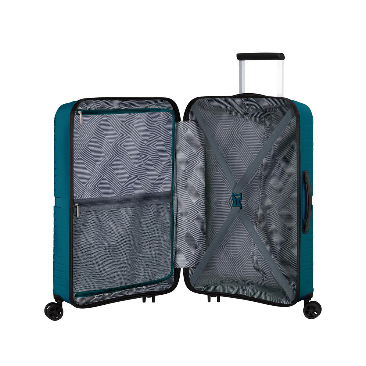 AIRCONIC Mala de Viagem Média, 67cm, 4 Rodas, da AMERICAN TOURISTER</di azul, AMERICAN TOURISTER