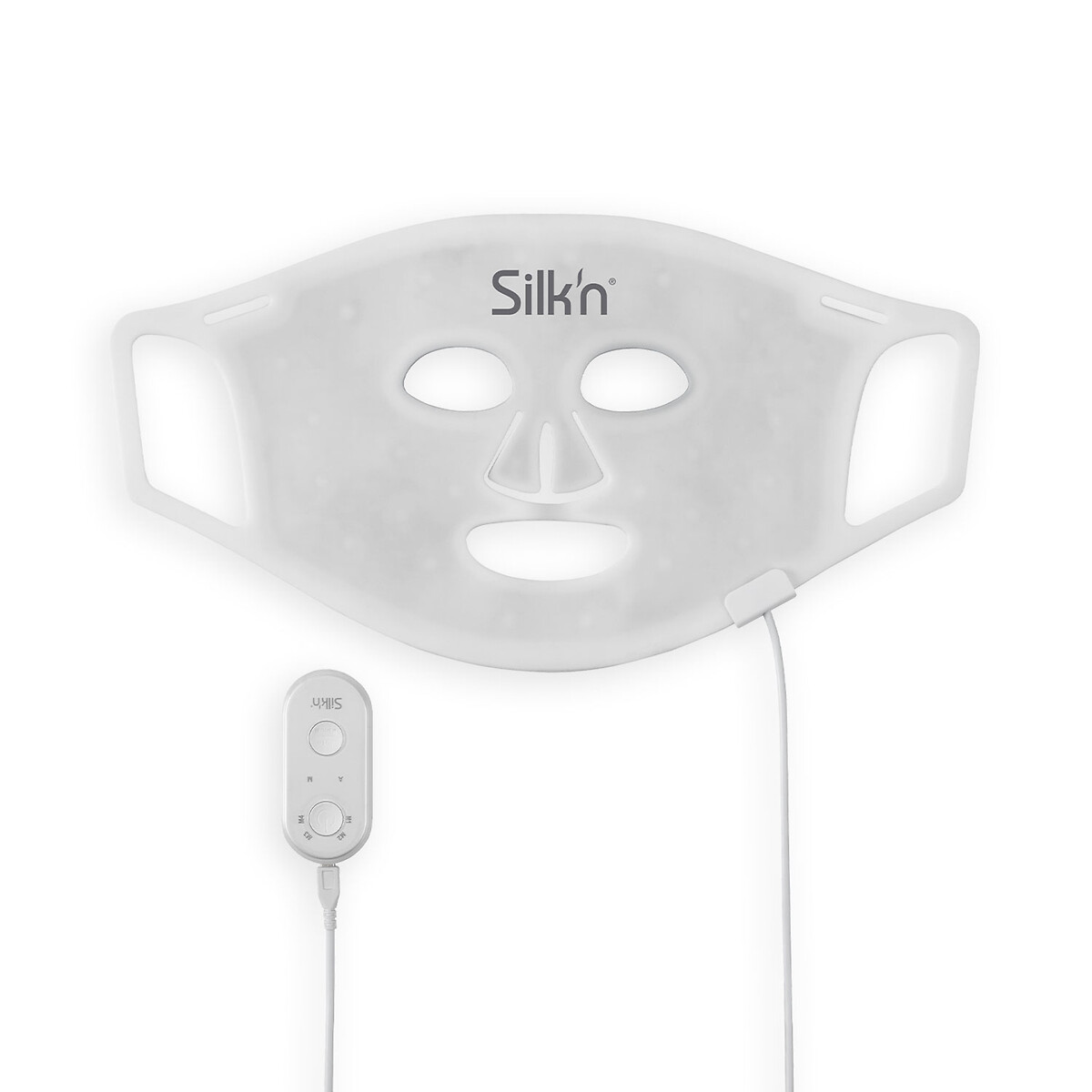 Masque Soin anti-âge anti-imperfections LED mask blanc, SILKN