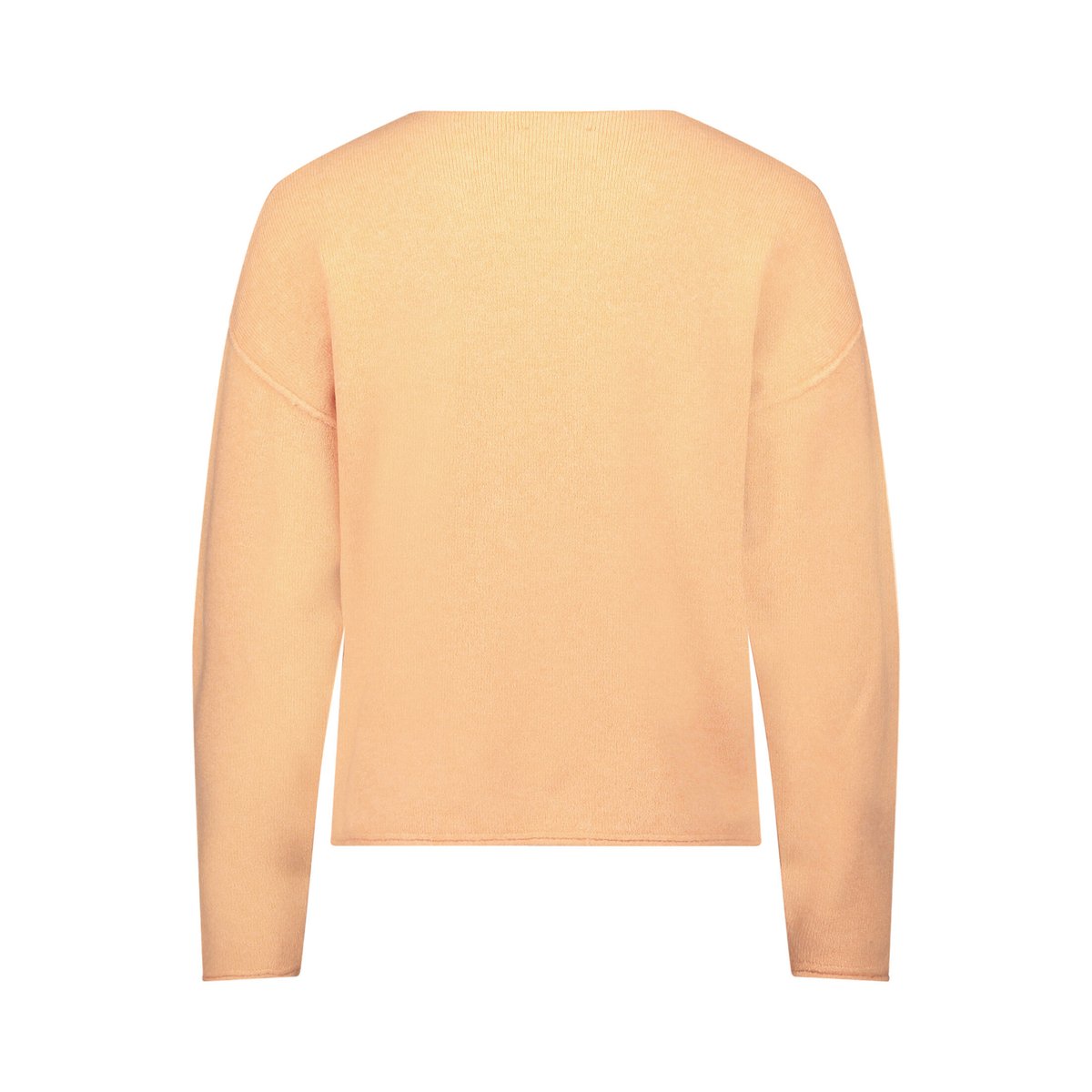 Pull-over en maille à encolure ronde canteloupe, CARTOON