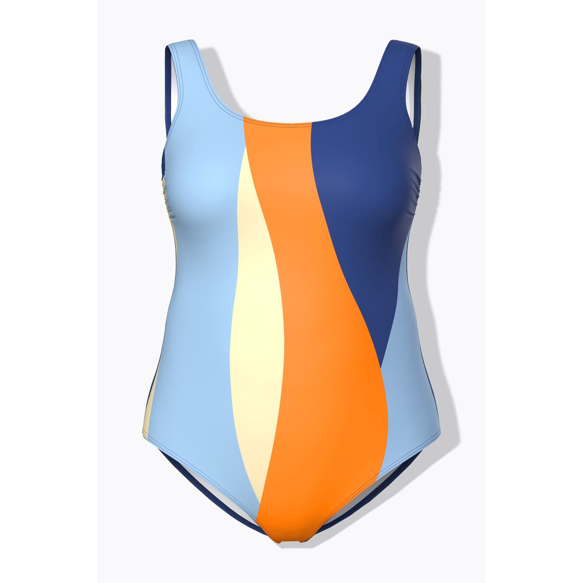 Maillot de bain sans bonnets souples. marine, ULLA POPKEN