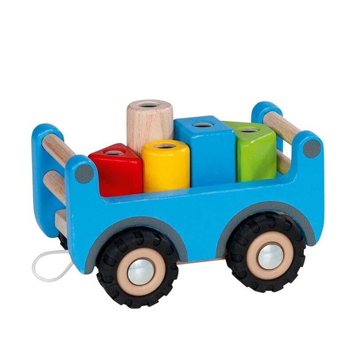 Camion grue avec remorque bleu, GOKI