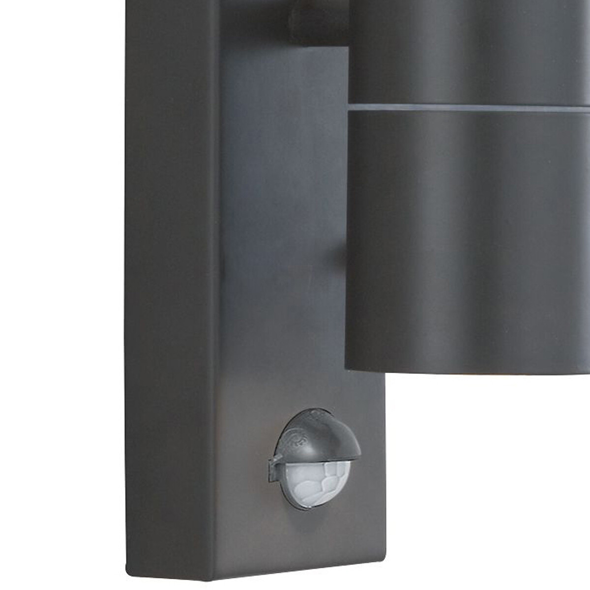 Memphis Outdoor LED Dual Wall Light with Sensor in Black black, SO'HOME