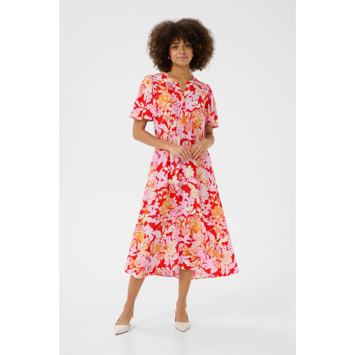 Dress rouge/rose flower, CULTURE