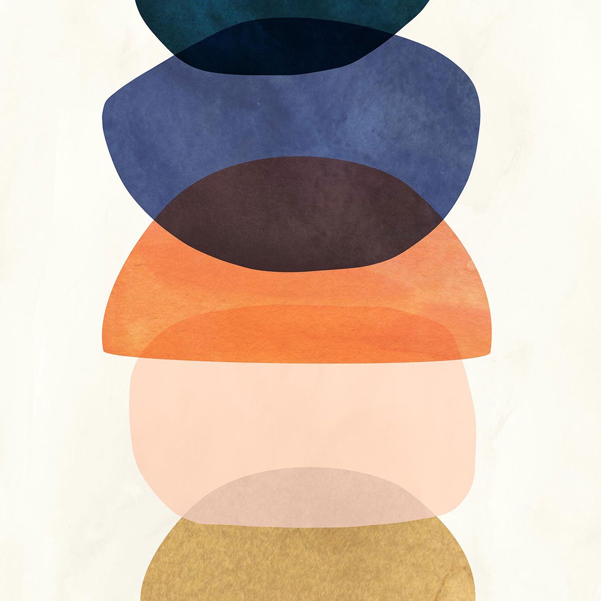 Papier peint graphique mod pods intissé, HEXOA