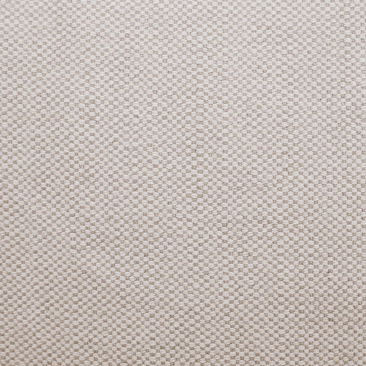 Fauteuil déhoussable en coton et lin garni de plumes OSTUNI beige, HABITAT