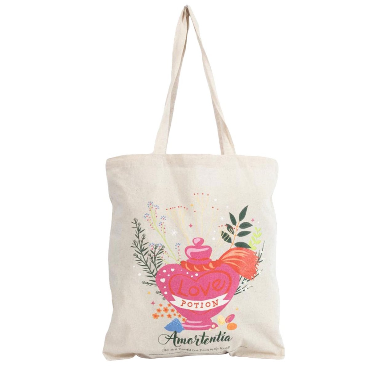 Tote bag blanc cassé / rose, HARRY POTTER