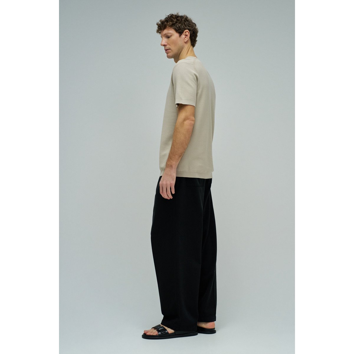 T-SHIRT EN MAILLE TRICOTÉE beige, SALSA JEANS